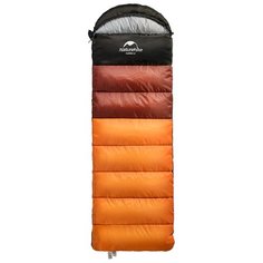 Спальный мешок Naturehike U350S NH17S011-D одеяло с капюшоном Apricot Yellow с правой стороны