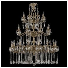Люстра Bohemia Ivele Crystal 72402/16+8+8/360/3d A FP FA2B, E14, 1280 Вт