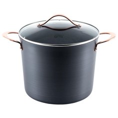 Кастрюля GIPFEL NOVO LUX 7,3 л, черный