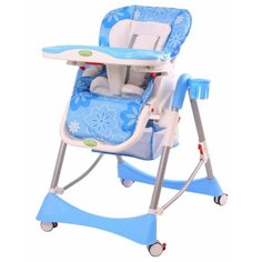 Стульчик-шезлонг BabyOne H1008 голубой