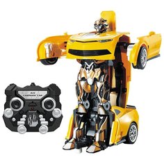 Робот-трансформер Jia Qi Troopers Mighty желтый