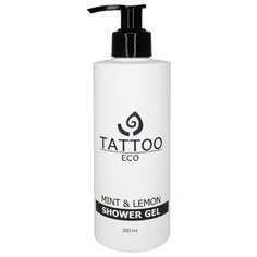 Гель для душа Levrana Tattoo Eco Мята и лимон, 250 мл