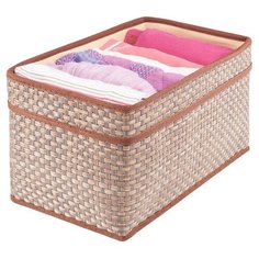 CASY HOME Корзина ВА-022, 28х15х15 см бежевый/коричневый