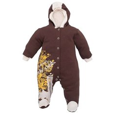 Комбинезон lucky child размер 18 (56-62), коричневый