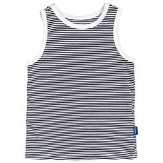 Майка Gulliver Baby размер 74-80, белый/черный