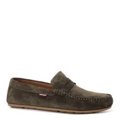 Мокасины TOMMY HILFIGER FM0FM02725 темно-зеленый