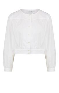 Укороченная хлопковая рубашка Calvin Klein Jeans
