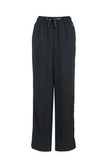 Брюки черного цвета с сетчатыми вставками Calvin Klein Jeans