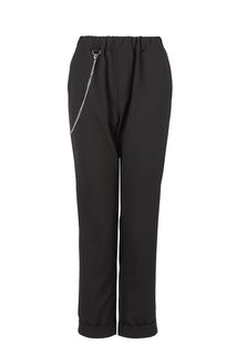 Зауженные брюки с декоративной цепью be Main