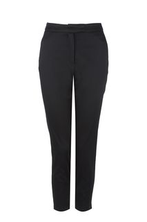 Брюки из хлопка черного цвета Love Republic