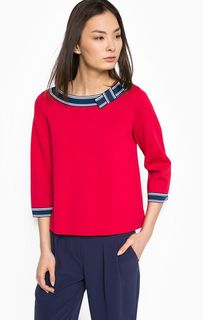 Красный джемпер из вискозы Tommy Hilfiger