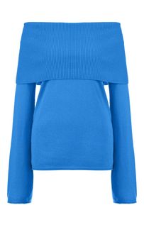 Шерстяной джемпер с открытыми плечами United Colors of Benetton
