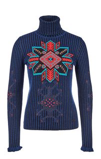 Джемпер в полоску со стразами Desigual