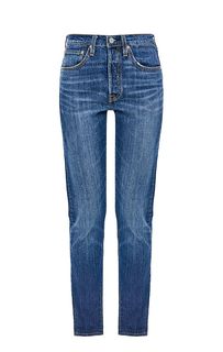 Синие джинсы скинни на болтах 501 Skinny Levis®