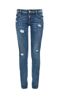Синие джинсы скинни с низкой талией Marilyn 3 Zip Guess