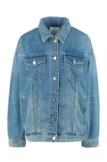 Джинсовая куртка с нашивкой на спине Armani Exchange