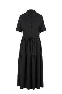 Платье-рубашка черного цвета Befree