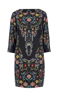 Короткое платье с цветочным принтом Desigual