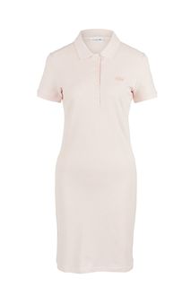 Хлопковое платье с короткими рукавами Lacoste