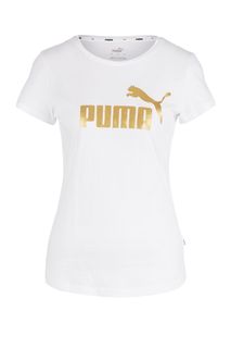 Хлопковая футболка с короткими рукавами Puma