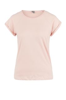 Футболка из хлопка розового цвета Befree