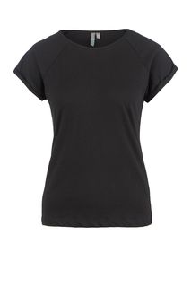 Футболка из хлопка черного цвета Befree