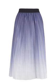 Расклешенная плиссированная юбка сиреневого цвета Tom Tailor