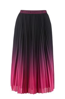 Расклешенная юбка средней длины с плиссировкой Armani Exchange