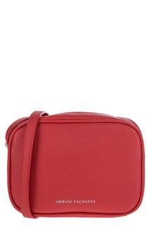 Маленькая красная сумка на молнии Armani Exchange