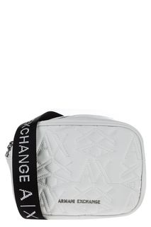 Стеганая сумка с широким плечевым ремнем Armani Exchange