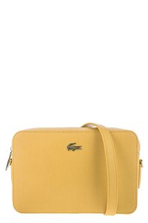 Маленькая желтая сумка через плечо Lacoste