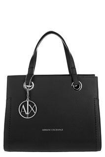 Черная сумка со съемным плечевым ремнем Armani Exchange