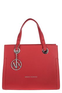 Красная сумка со съемным плечевым ремнем Armani Exchange