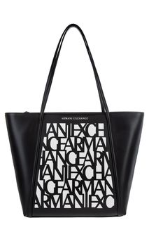 Вместительная сумка с длинными ручками Armani Exchange