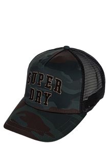 Бейсболка с камуфляжным принтом Superdry