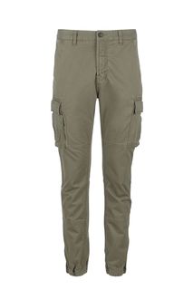 Брюки из хлопка с накладными карманами Superdry