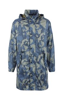 Удлиненная куртка с камуфляжным принтом Urban Tiger