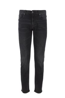 Зауженные джинсы с заломами J13 Armani Exchange