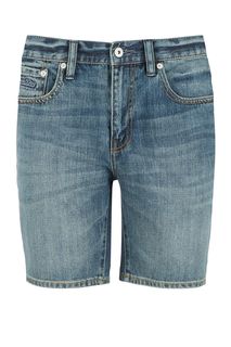 Шорты из денима с заломами Superdry