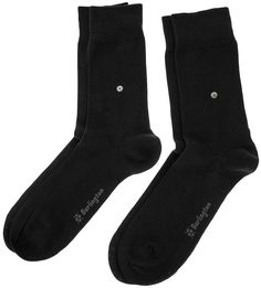 Комплект из двух пар черных хлопковых носков Burlington