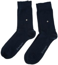 Комплект из двух пар синих хлопковых носков Burlington