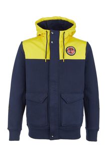 Синяя толстовка на молнии и кнопках Polo Ralph Lauren