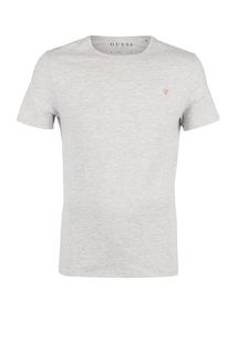 Однотонная хлопковая футболка Guess
