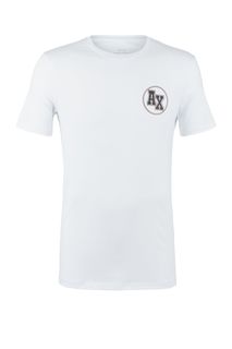 Хлопковая футболка с короткими рукавами Armani Exchange