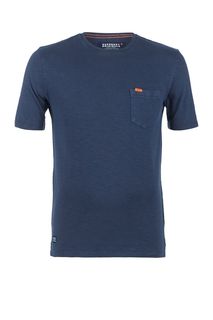 Футболка из хлопка с нагрудным карманом Superdry