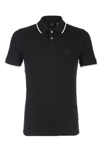 Футболка поло с разрезами по бокам Armani Exchange