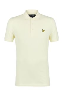 Хлопковая футболка поло с короткими рукавами Lyle & Scott