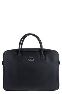 Темно-синяя сумка с отделением для ноутбука Armani Exchange