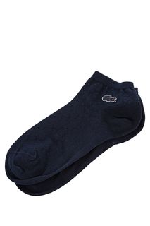 Короткие носки темно-синего цвета Lacoste