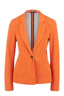 Пиджак оранжевого цвета с застежкой на пуговицу Tom Tailor